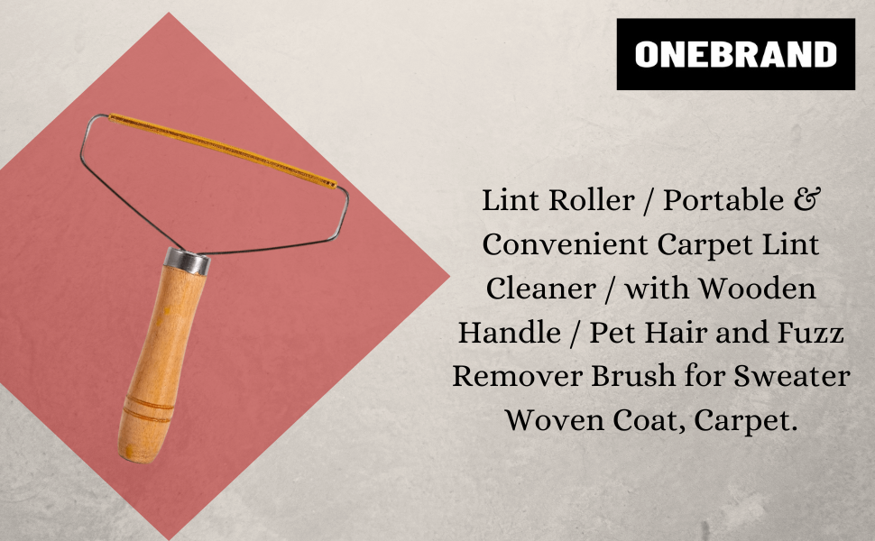 ONEBRAND Lint Remover, Lint Roller, Carpet Scraper Pro Lint Remover