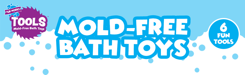 mold free bath toys tools