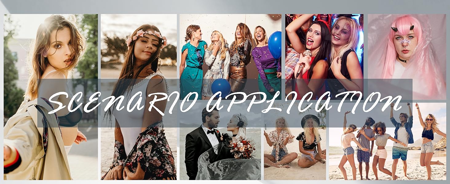 long straight synthetic wig