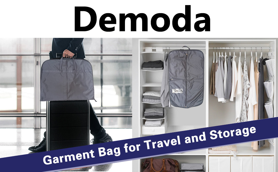 Demoda Black Premium Waterproof Polyester Suit Cover/Dress Cover