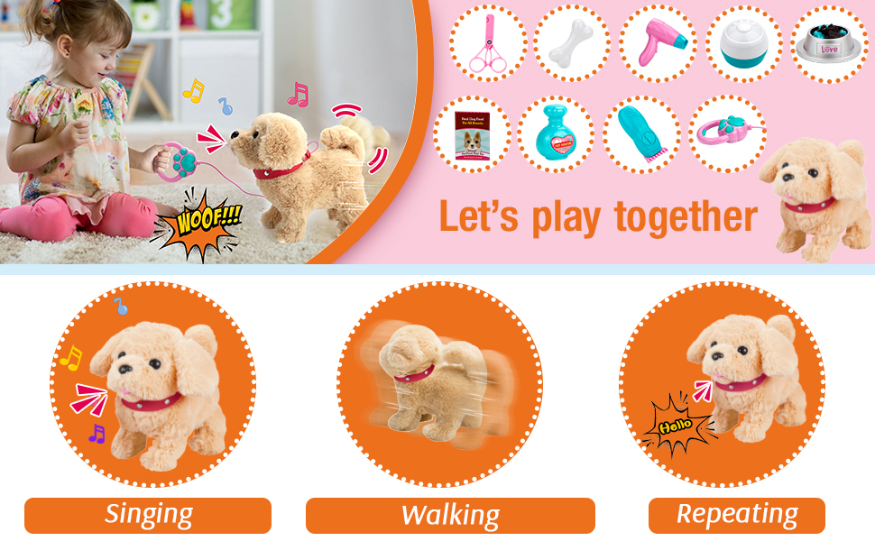 Koonie Talking Golden Retriever, Repeats What You Say