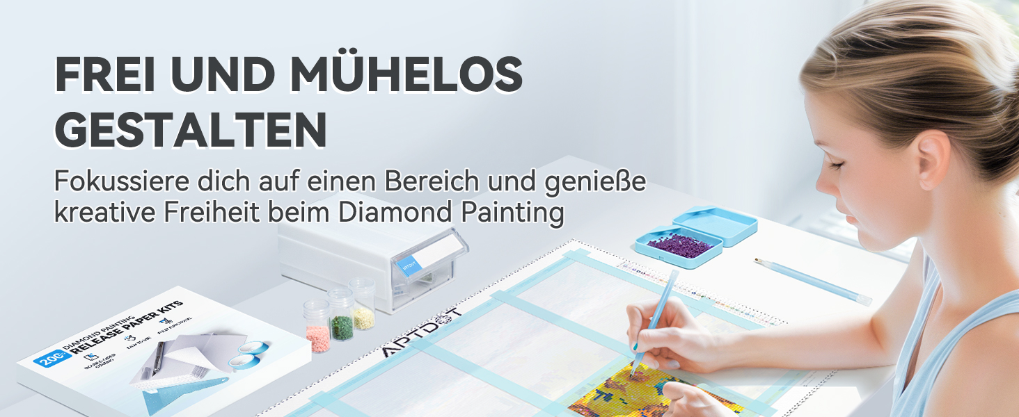 Trennpapier als Diamond Painting Erwachsene Zubehör