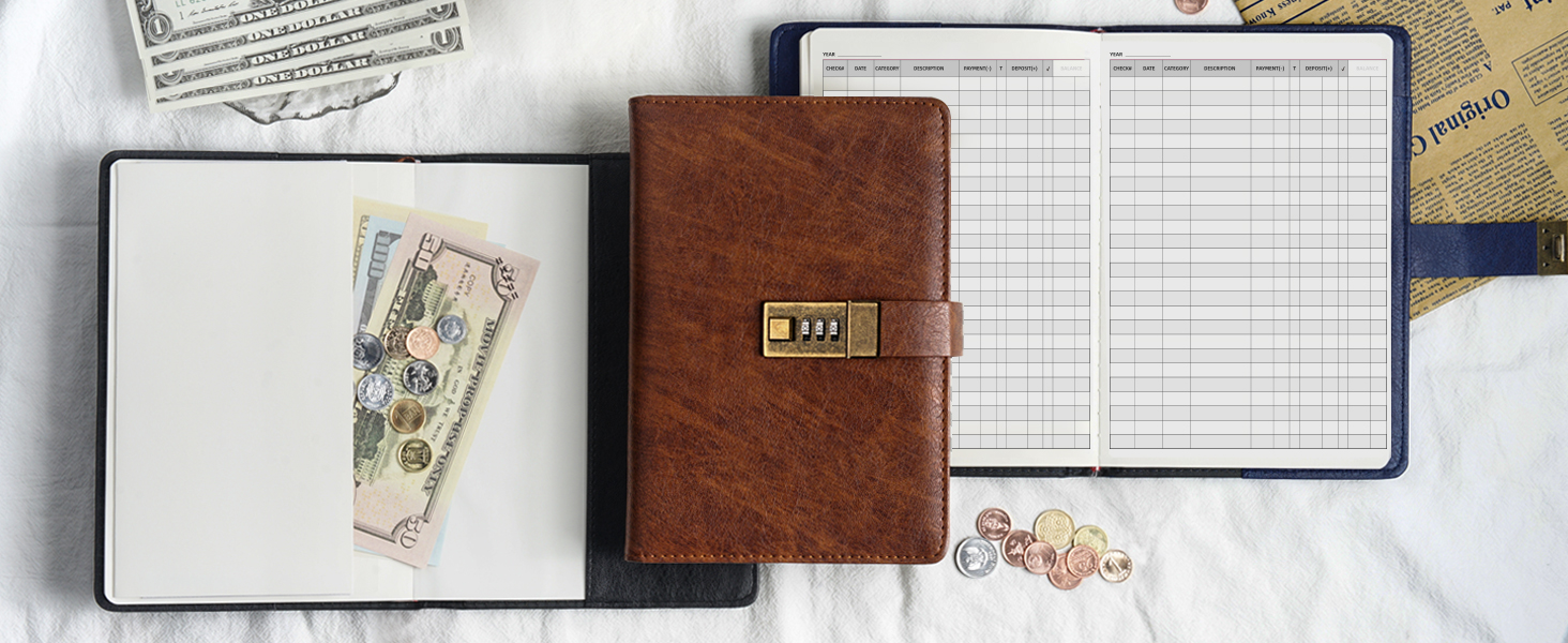 WEMATE Check Registers,Checkbook Registers with Password