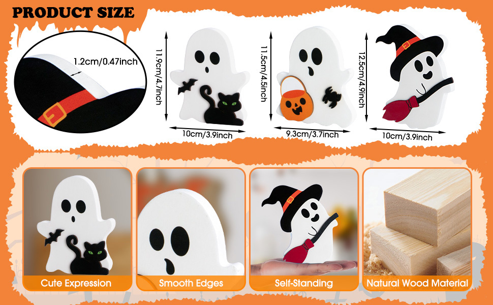 ghost Halloween table decor