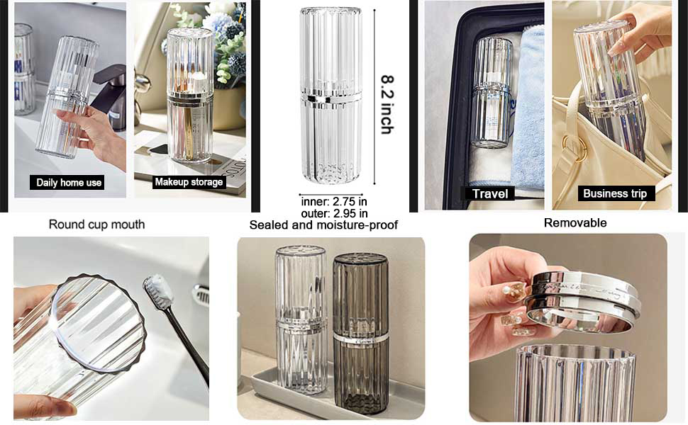 Toothbrush Travel Containers