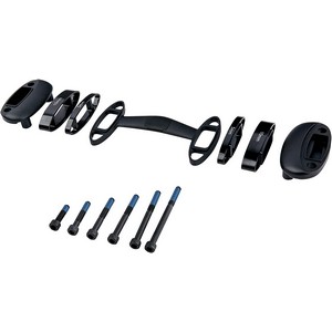 VISION DH ハンドル　スペーサー付き Vision dhバー ブラック VISION DH ハンドル スペーサー付き