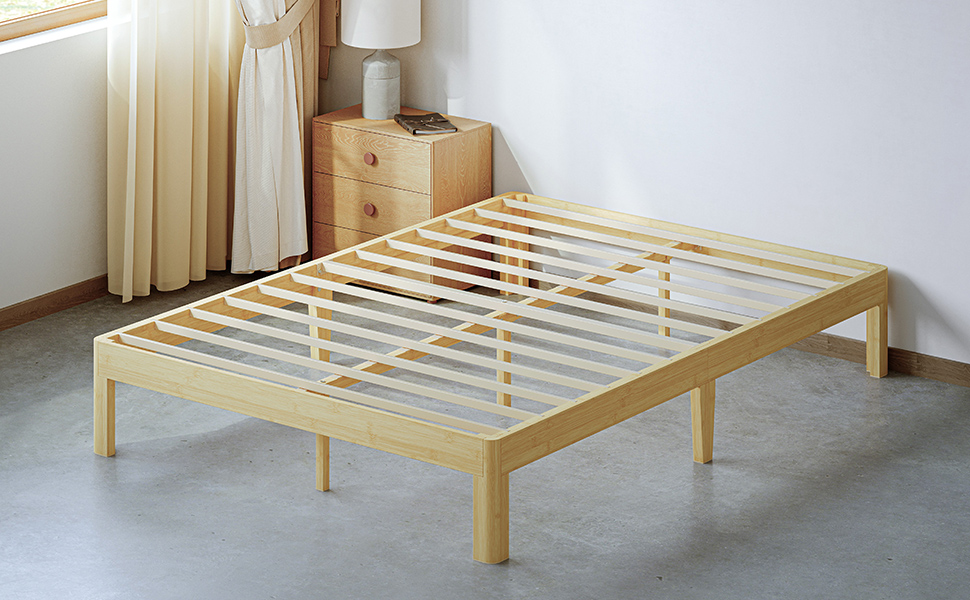 Amazon.com: Hanidre 14 Inch High Bamboo Wood Heavy Duty