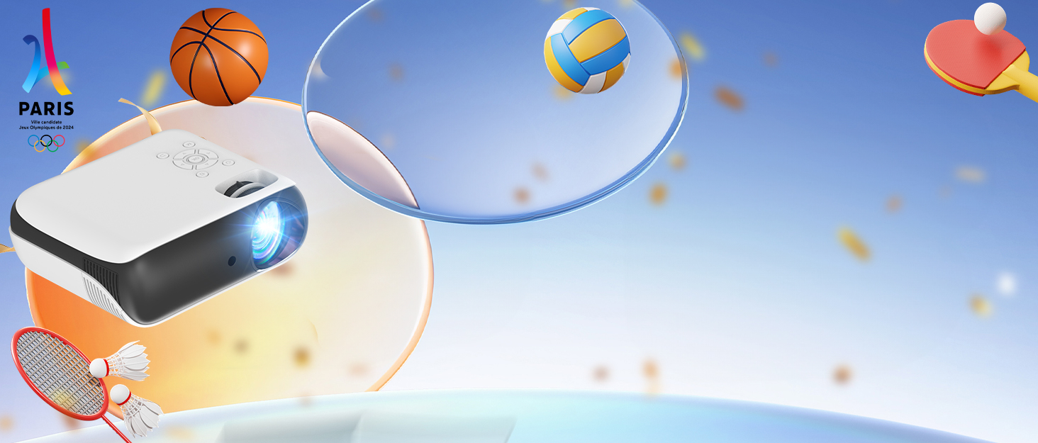 watch olympics with happrun projector