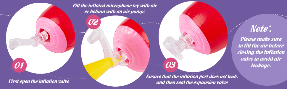 inflatable instruments for parties