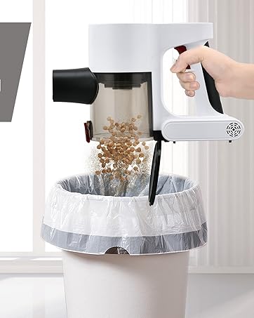 one touch debris emptying