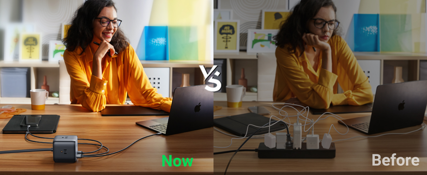 Amazon.com: UGREEN Nexode 100W USB C Charging Station and 65W USB C ...