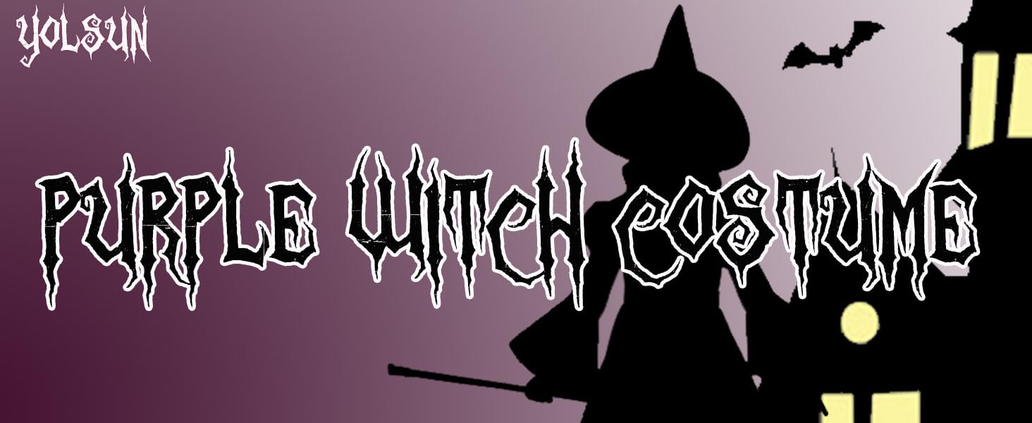 purple witch costume for girls