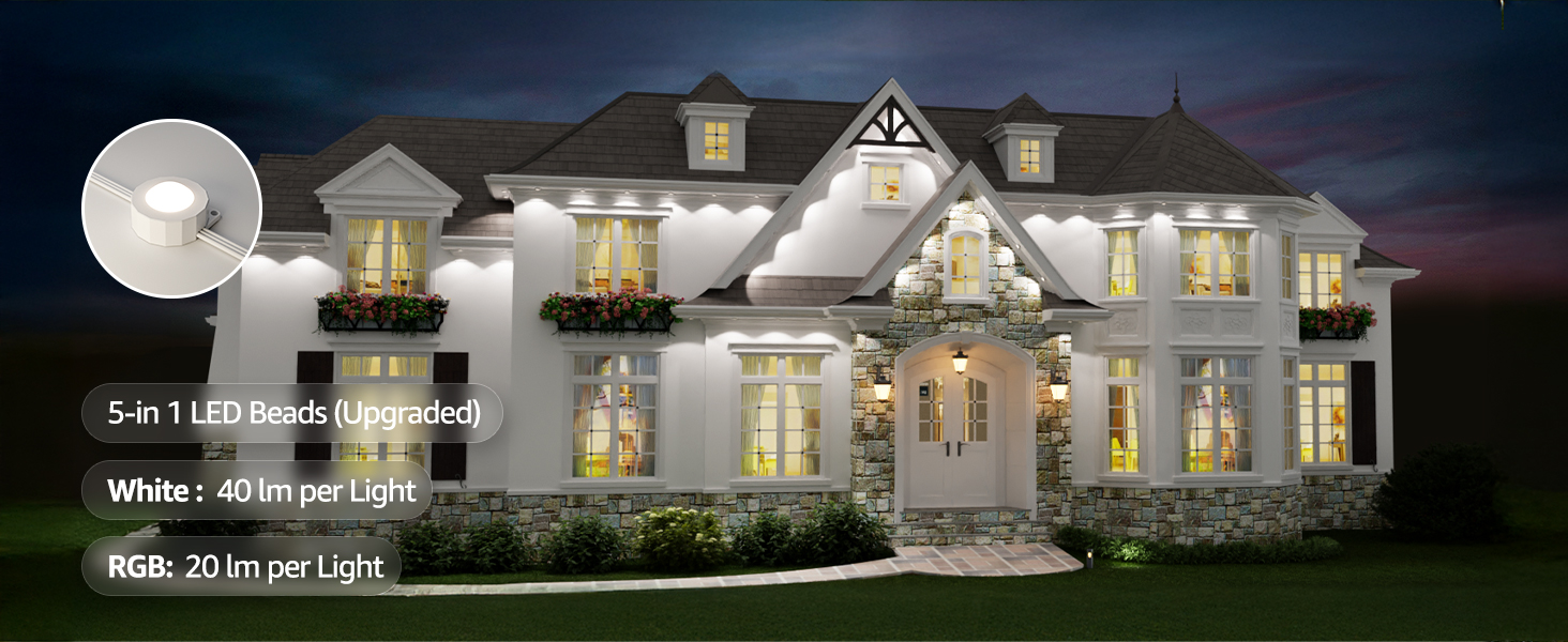 led house lights outdoor decorative