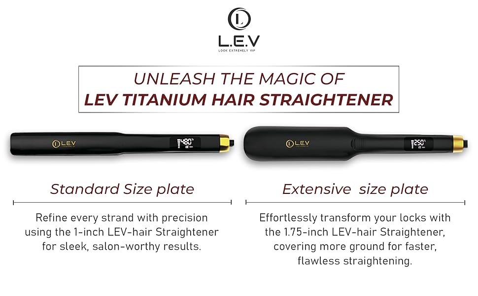 LCD Hair Straightener