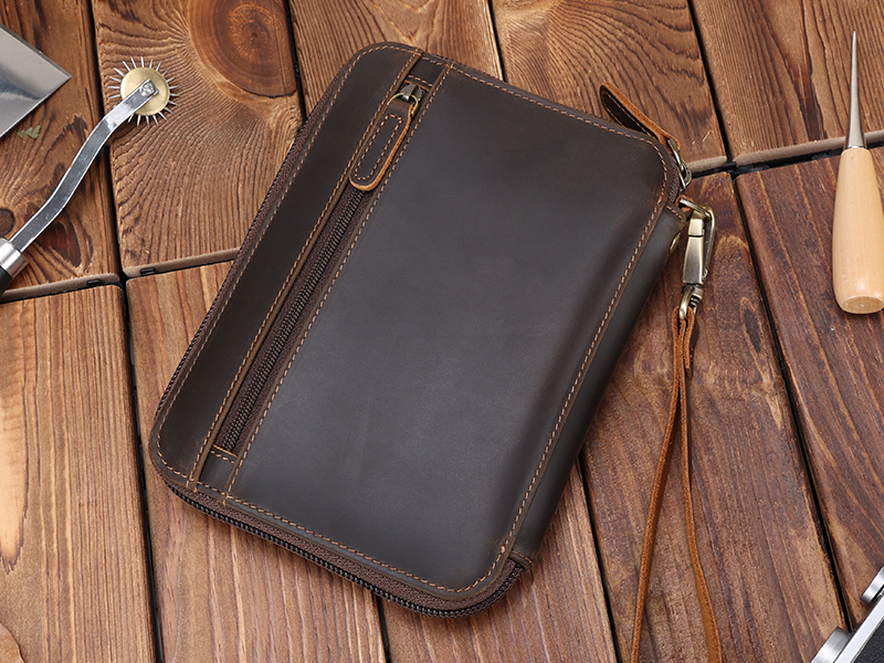 leather passport wallet
