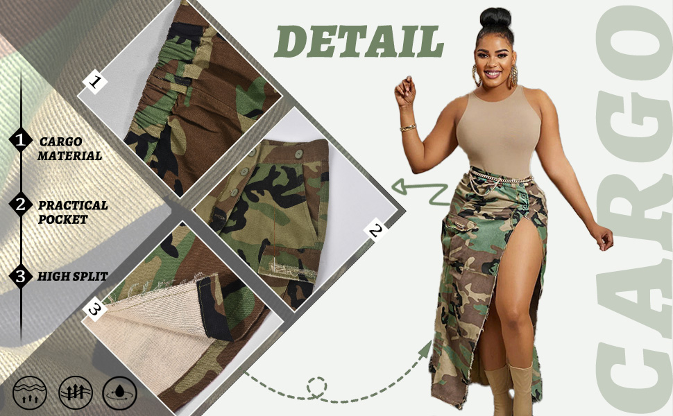 cargo skirt for women