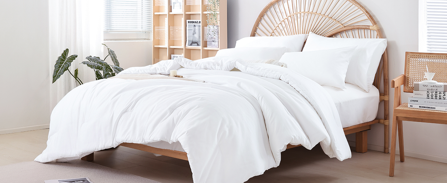 White comforter set