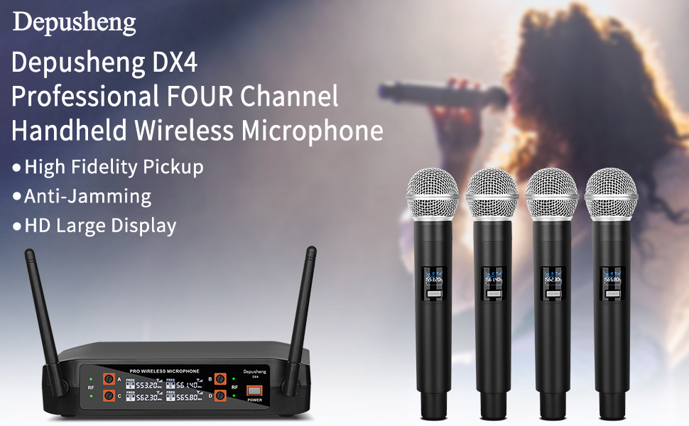 Amazon.com: Depusheng DX4 Wireless Microphone, Professional
