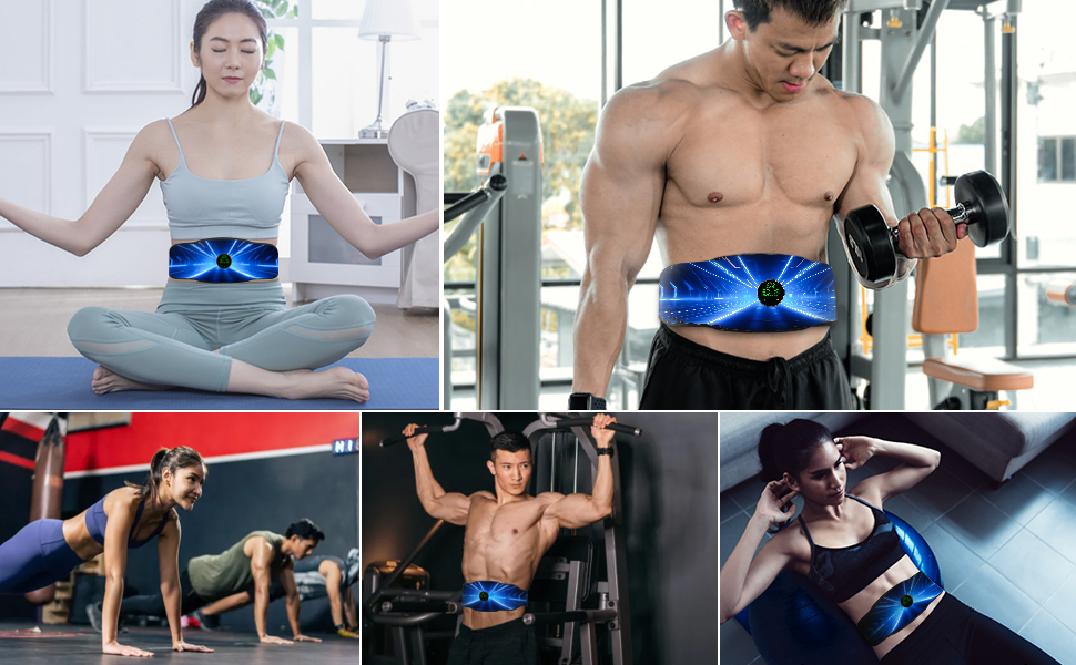 Amazon.co.jp: 【2024最新強化版 EMS腹筋ベルト カロリー画面表示】EMS