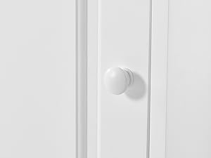 tall coner cabinet black