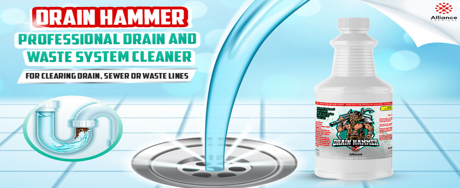 Drain Hammer 1 Gallon Professional Drain and Waste