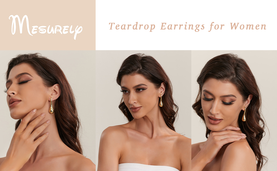 teardrop earrings