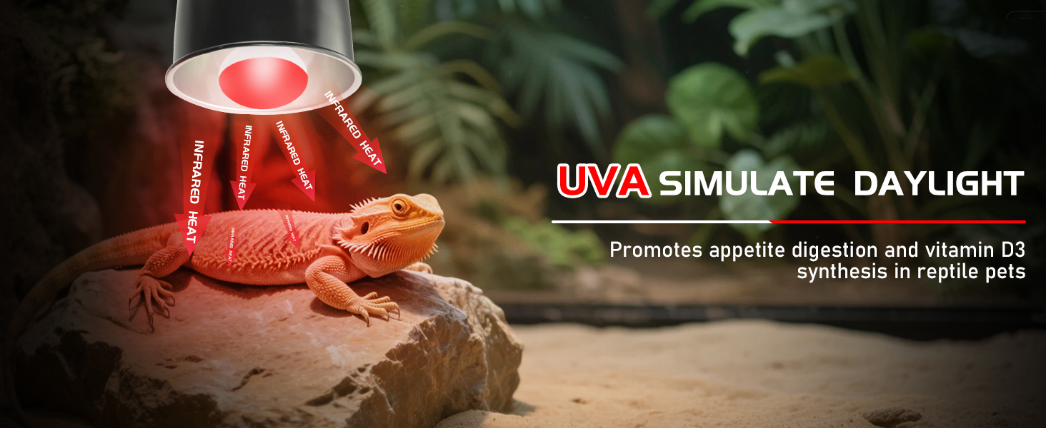 infrared reptile heat lamp uva red heat light bulb infrared basking spot light