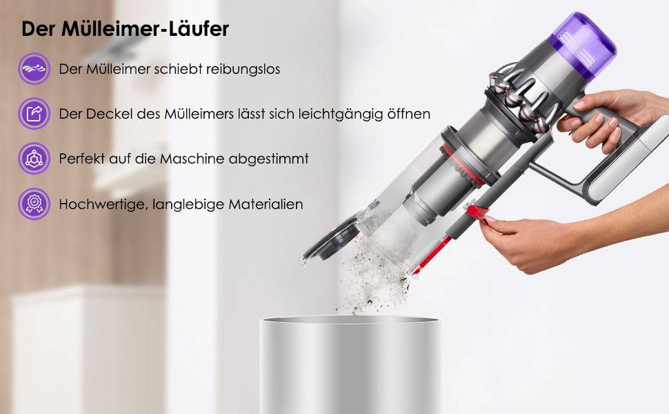 Large Bin Runner Replacement for Dyson V10 V11 V15 SV12 SV14 SV15 SV22