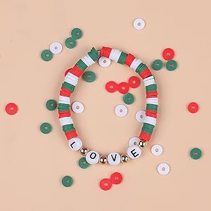 Perline di Argilla Polimerica da 6 mm Perline Piatte Colorate per Braccialetti Collane