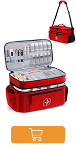 Travel Medicine Bag Organizer