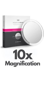 10X suction cup mirror