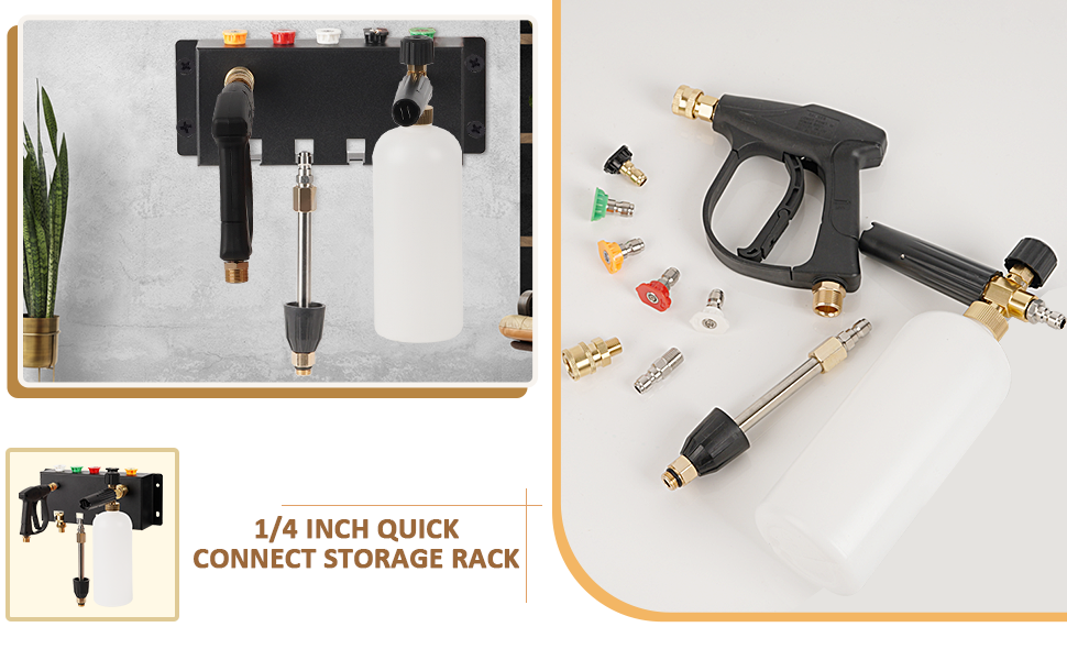 Creproly Pressure Washer Gun Holder Foam Cannon Holder