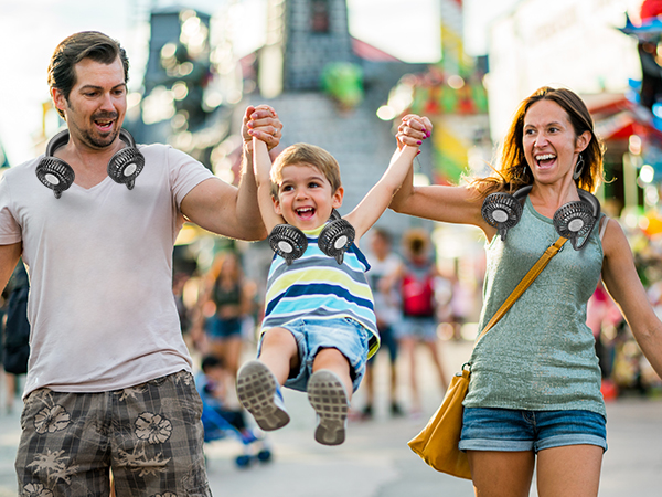 wearable air conditioner for fam;ily