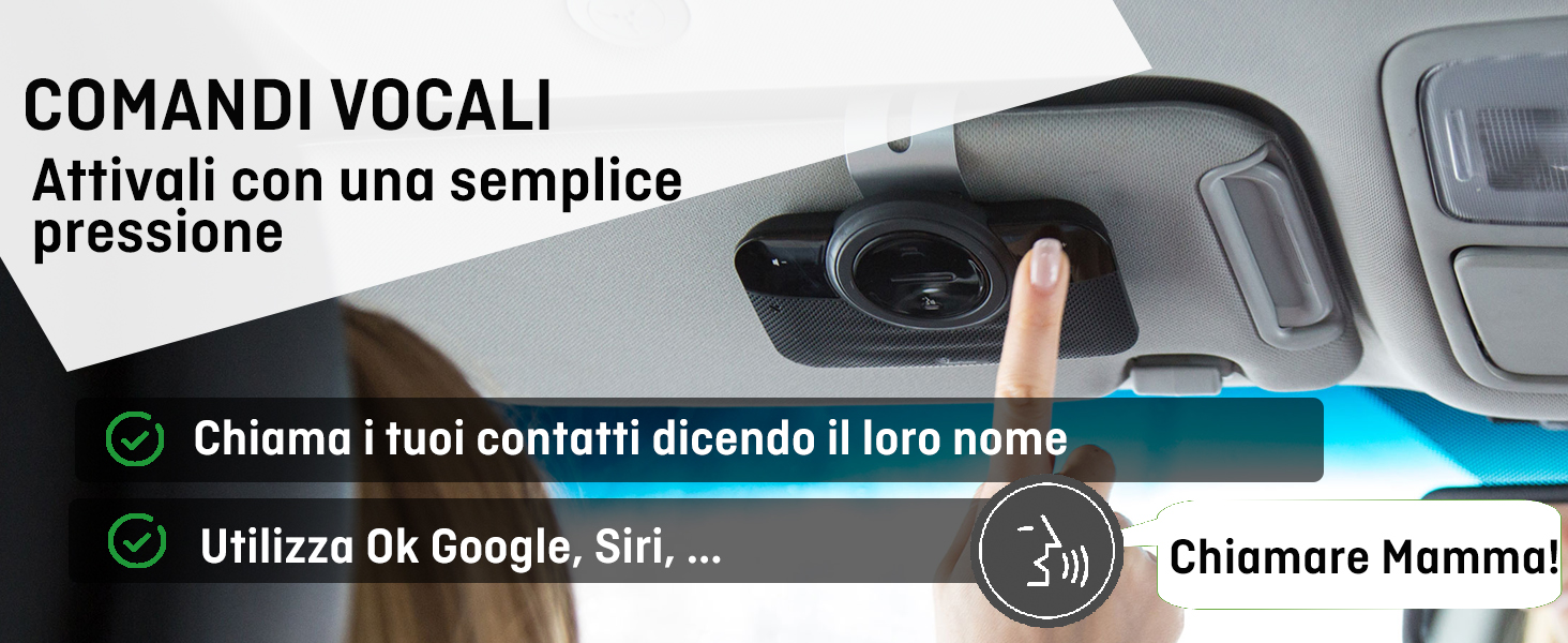 VeoPulse BPRO 2B Kit Vivavoce per Auto Bluetooth con Accensione e