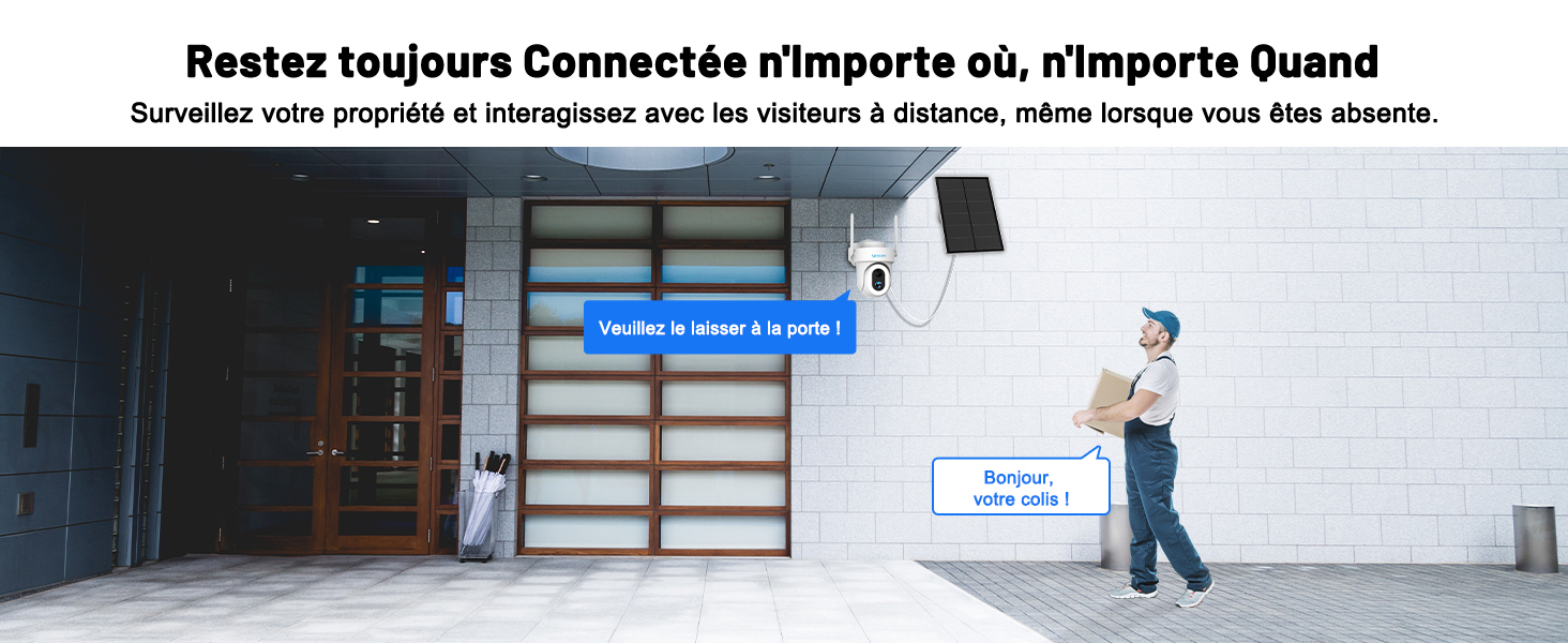 camera exterieur solaire