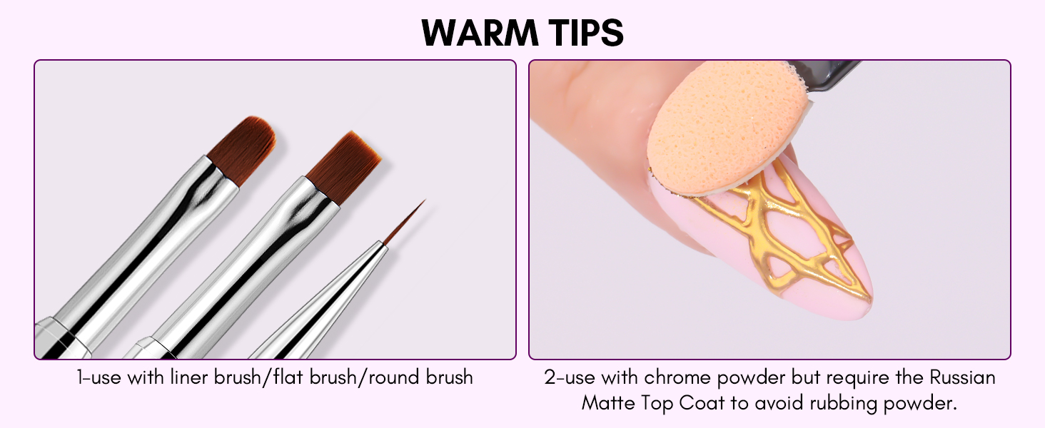 nail foil kit with glue