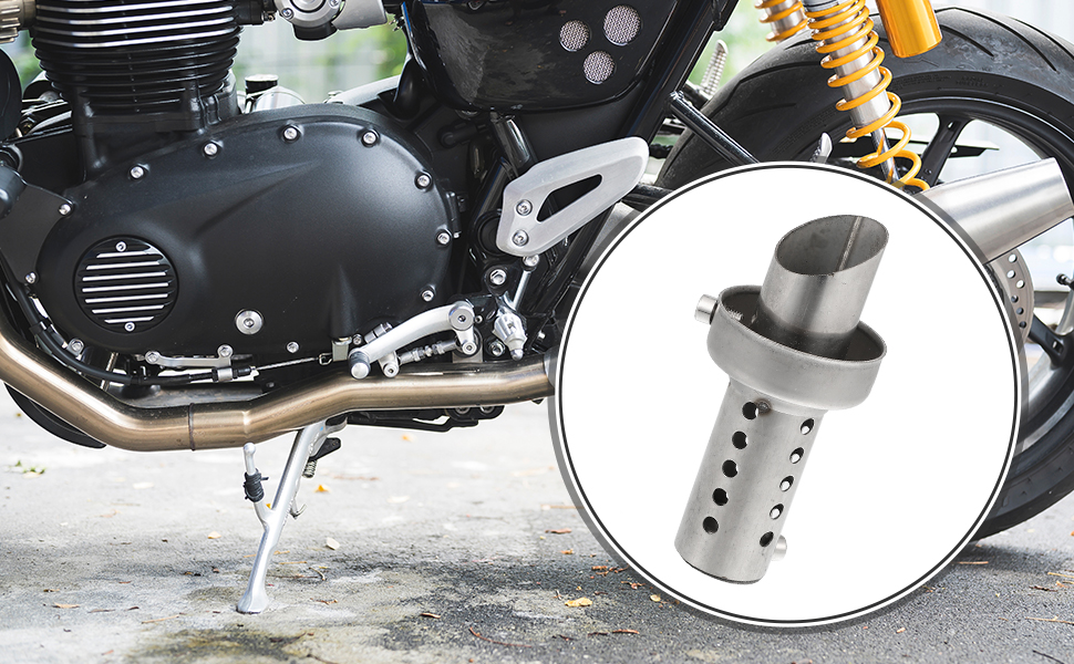 Motoforti Universal Hexagonal Motorcycle Exhaust Pipe