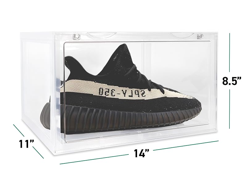 OLLIE XL Shoe Storage Boxes Foldable and Stackable Shoe