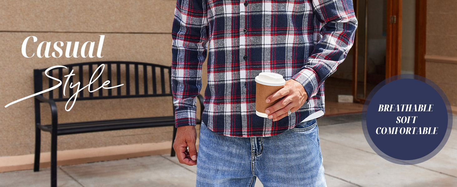 flannel shirts for men