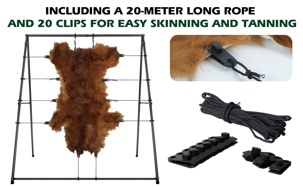Deer Game Hanger Hoist, Deer Skinning Rack, Deer Hides