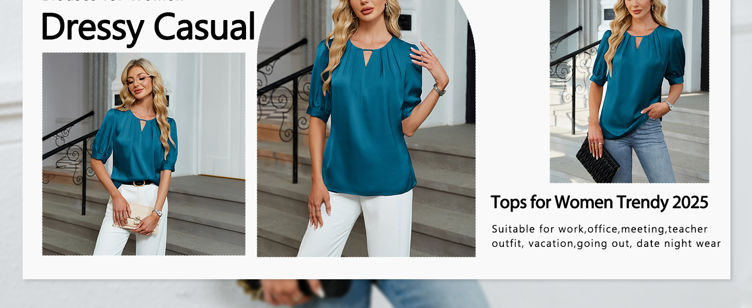 business casual tops for women