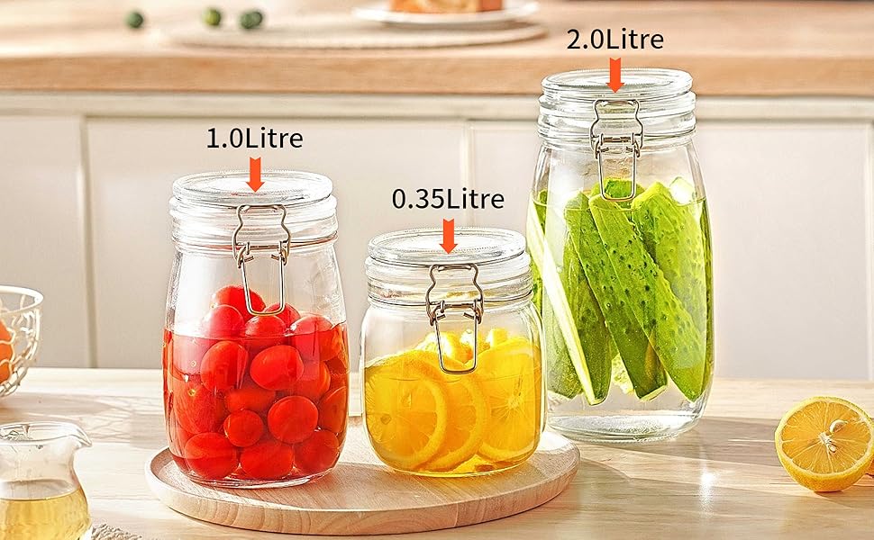 10Pcs Silicone Replacement Gasket for Jars Airtight Rubber