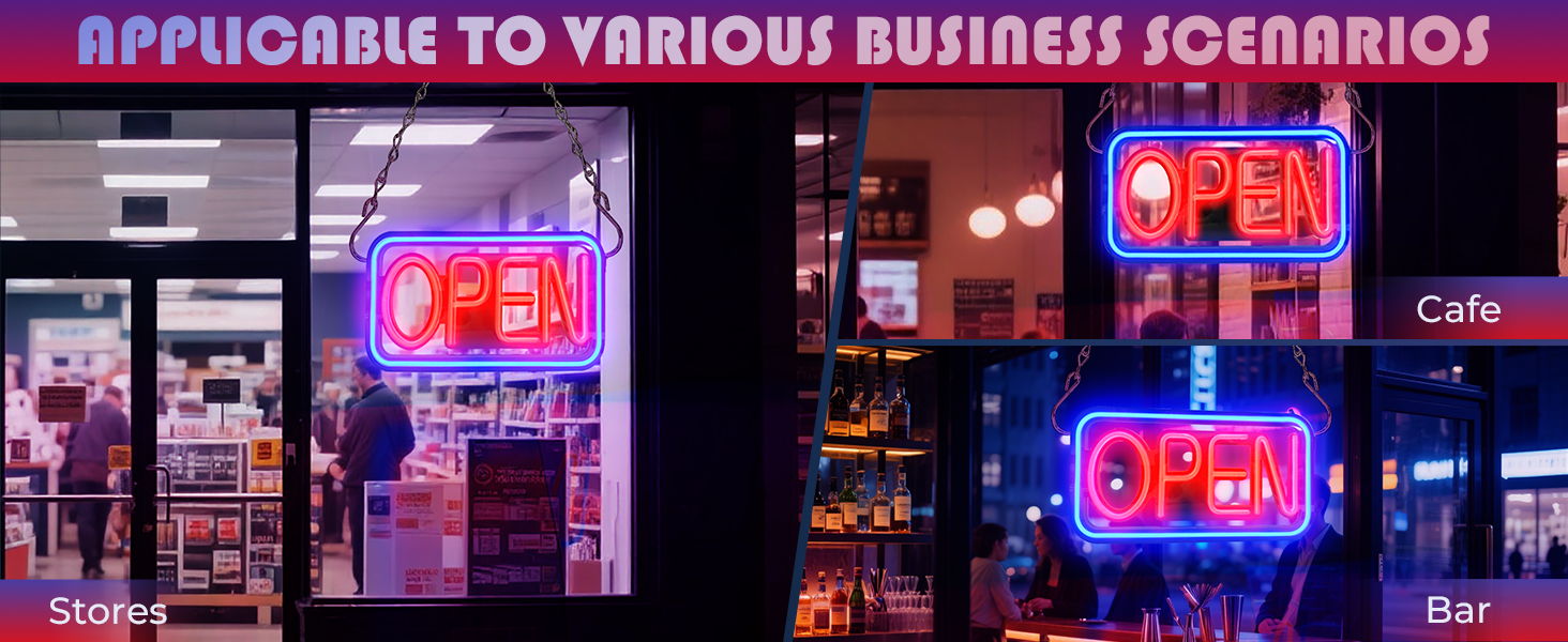 open signs for business
