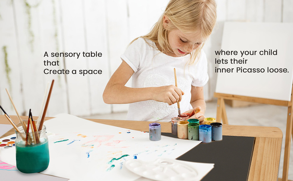 Coldew Kids Sensory Table for Toddlers 13, Sensory Bin