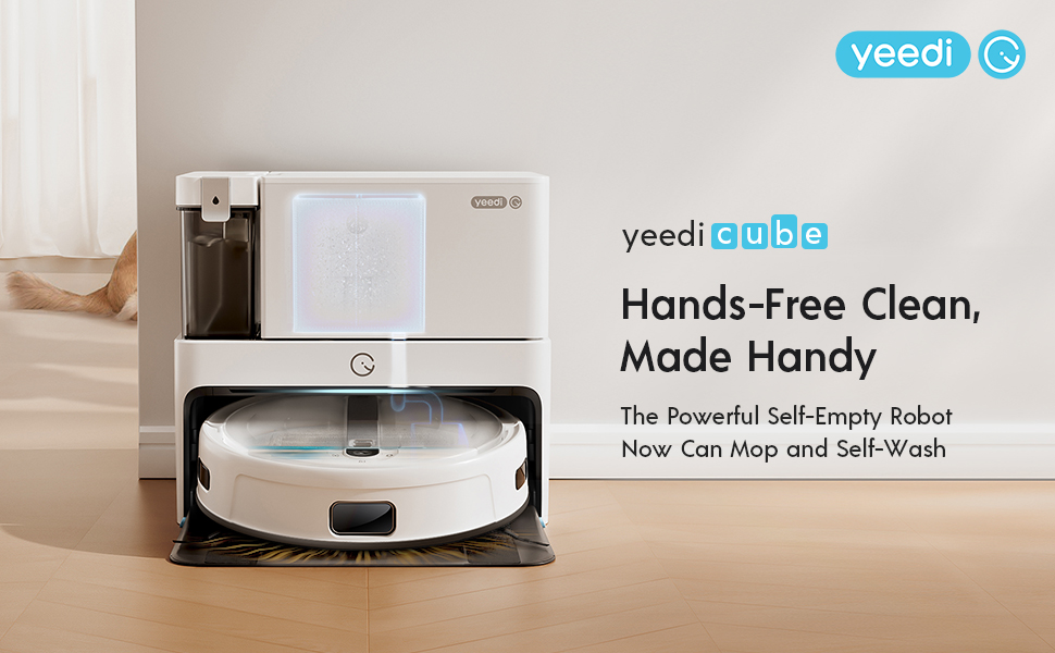 yeedi Cube by ECOVACS Robot Vacuum Cleaner, Allin1 Vacuum and Mop