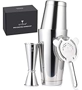 Etens Professional Boston Shaker Set – Weighted Boston Cocktail Shaker Set: 18 & 28oz Bar Shaking...
