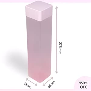Plastic Food Grade Fridge Square Bottle Set