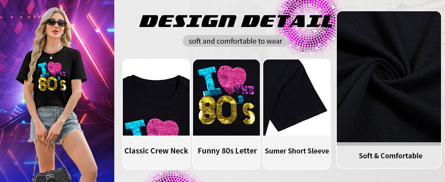 80s shirts for women