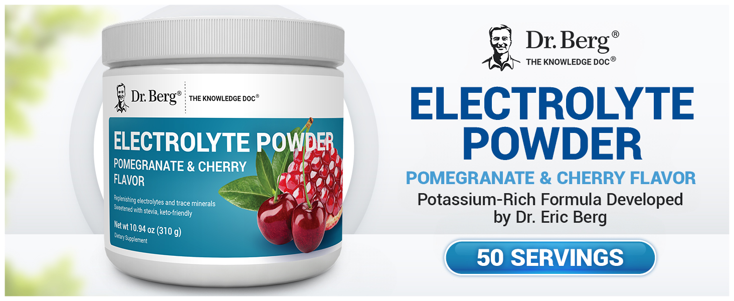 Dr. Berg Electrolyte Powder Pomegranate Cherry
