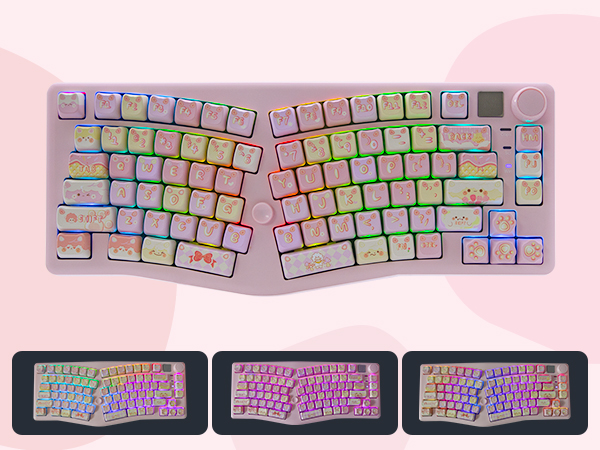 Leobog A75　Aliceレイアウト Amazon | OUSEITECH LEOBOG A75 アリスレイアウトキーボード